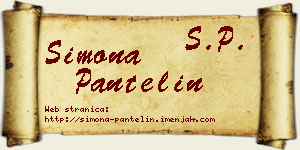 Simona Pantelin vizit kartica